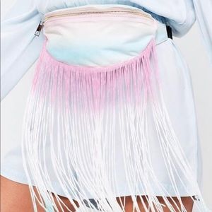 Tassel tie dye fanny pack! New!